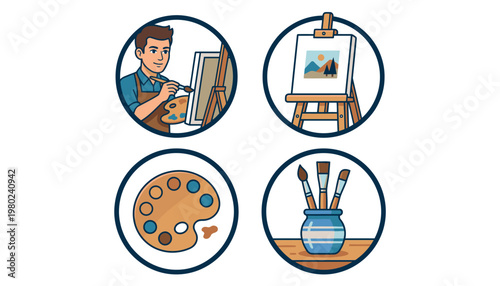 Painter Artist Creative Studio.