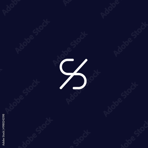 Minimalist abstract symbol representing duality and connection.