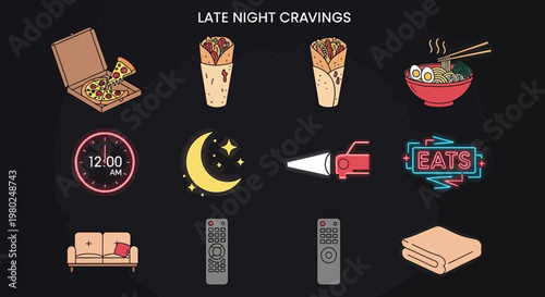 Late night food cravings and snacks.