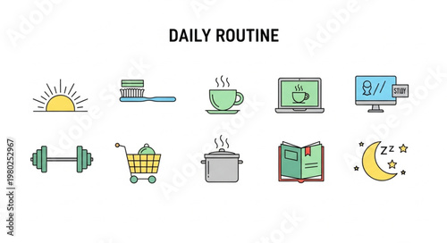Comprehensive set of vector icons for web design featuring shopping cart basket gift and business symbols for e-commerce retail and delivery sign labels