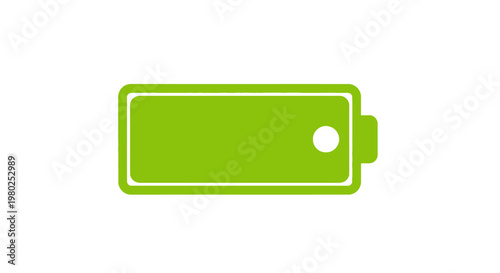Green USB Flash Drive Device.