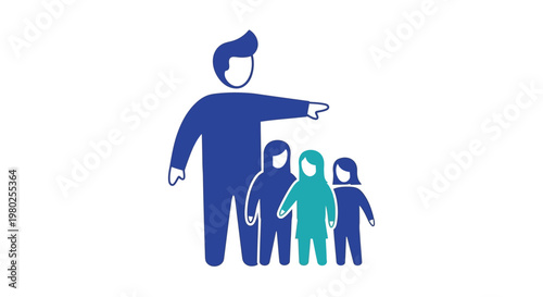 Family group standing together outdoors.