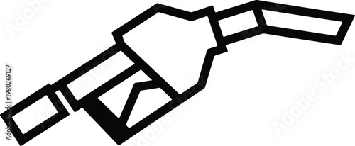 Minimalist black and white line drawing of a classic wooden rocking chair vector illustration for home furniture catalog and interior design concepts.