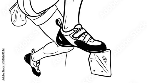 A black silhouette of a man flying through the air with arms and legs outstretched against a plain white background.