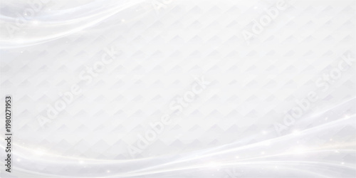 An abstract blue and white background featuring a textured winter pattern of delicate frost and clean ice lines on a rough canvas surface for a seamless christmas design