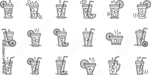 Snow Covered Traditional Houses in Winter Village with Heavy Snowfall and Rustic Architecture Scenic Landscape Illustration