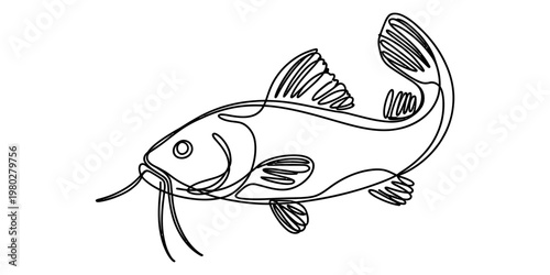 A single continuous line drawing of a raised fist symbol representing strength and empowerment Vector, illustration