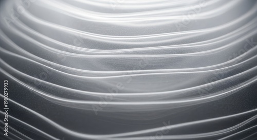 Abstract White Wave Pattern - A Study in Texture and Light.