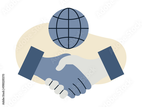 Diplomacy icon. Politics icon. Flat vector icon concept.