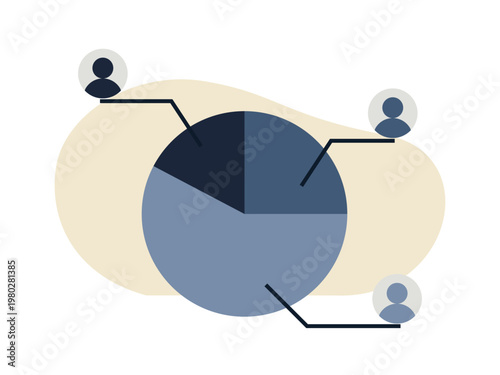 Election result icon. Politics icon. Flat vector icon concept.