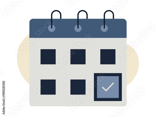 Election date icon. Politics icon. Flat vector icon concept.