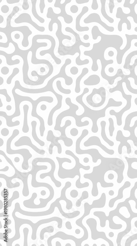 Abstract gray and white labyrinth pattern texture for modern backgrounds.