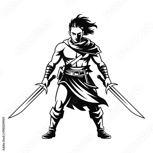 cartoon soldier with sword