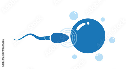 Sperm fertilizing egg, reproduction, conception, IVF, science, biology, health