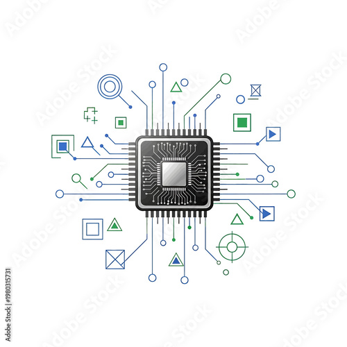 Microchip Electronic Circuit Board Design 1.