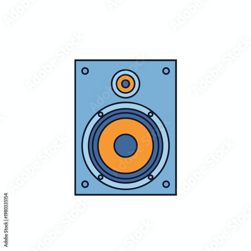 Studio Monitor Speaker for Music Production and Audio Listening