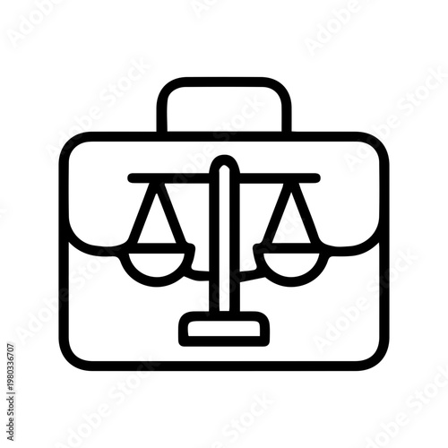 Legal Briefcase Justice Scale