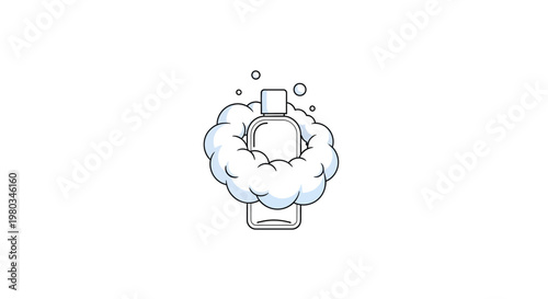 Cloud computing concept with explosive server.