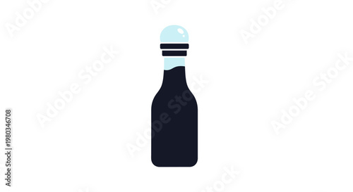 A simple illustration of a bottle.