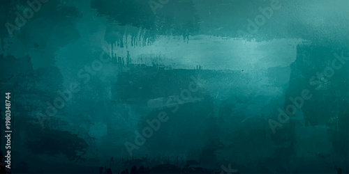 Abstract watercolor background painting in teal hues, evoking a sense of depth and tranquility. A perfect blend of artistry and serenity.
