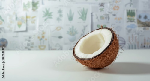 Coconut genetic variation resulting in distinct flesh softness and diminished water