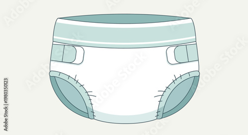 Adult Diaper Briefs for Incontinence Protection.