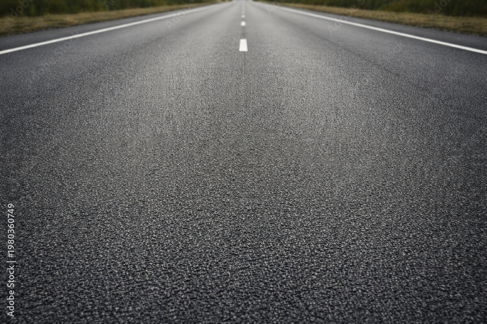 Obraz premium Asphalt Road Texture Close-Up with Smooth Surface and Copy Space