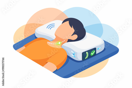 Smart Orthopedic Pillow for Biohacking and Sleep Health