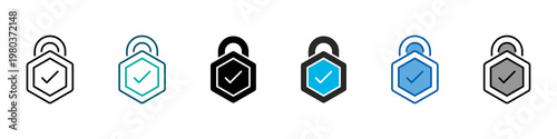 Locking Single Icon Pack Multistyle