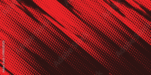 black red dragon decal brush fire volcano lava sakura Asia Japan anime style illustration sporty background banner style illustration. modern