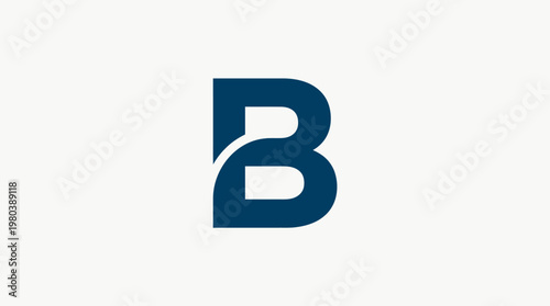 Free Download Abstract Letter B Logo Design in Blue - GFXLoad
