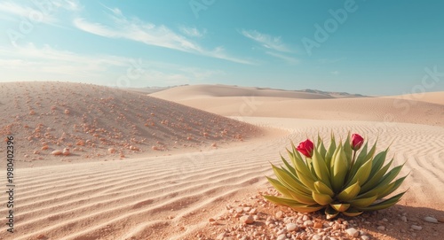 Imaginary desert environmen...