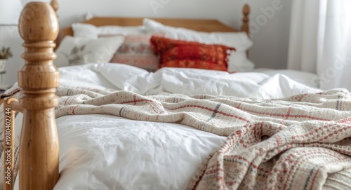 Close up of cozy vintage No...