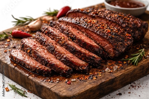 Delicious jerked beef slice...