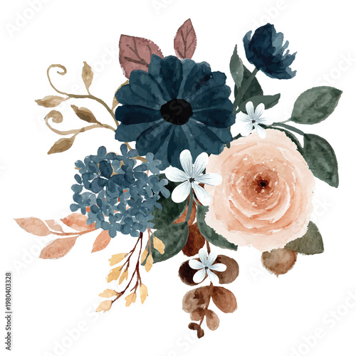 vector illustration of a rose