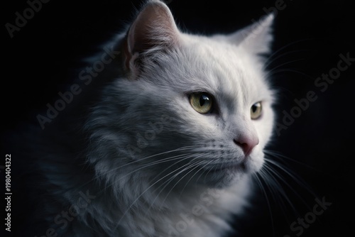 Intense close up of a large...