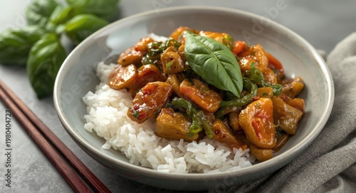 Flavorful Thai Pad Ka Phrao...