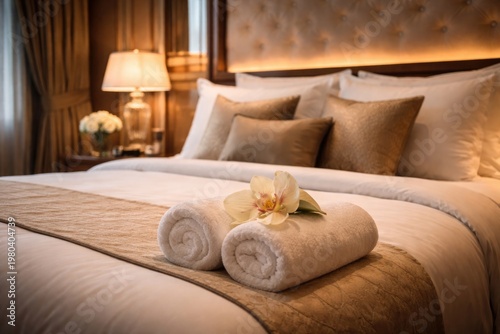 Luxury Hotel Suite Bed with...