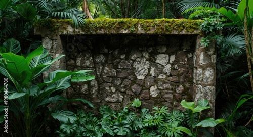 Stone structure with abunda...