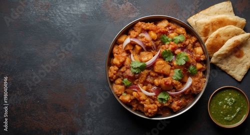 Wholesome chole bhature bow...
