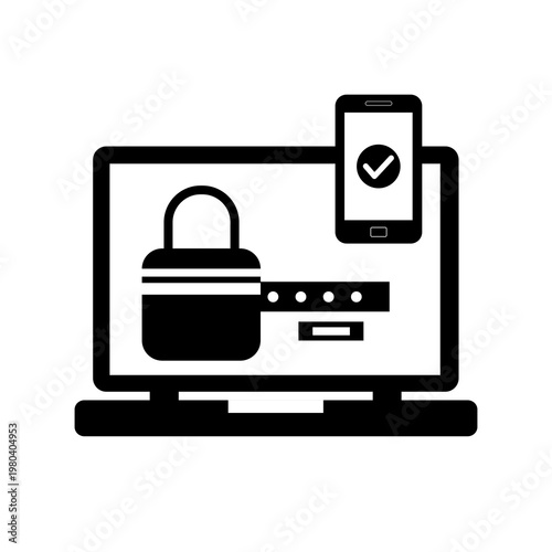 Cybersecurity Two-Factor Authentication with Laptop and Smartphone