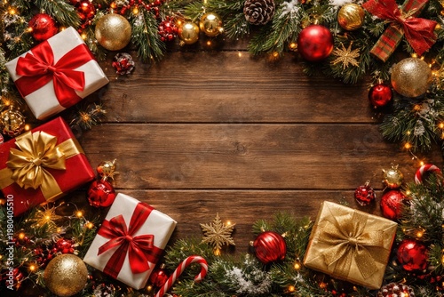 Christmas ornaments and fes...