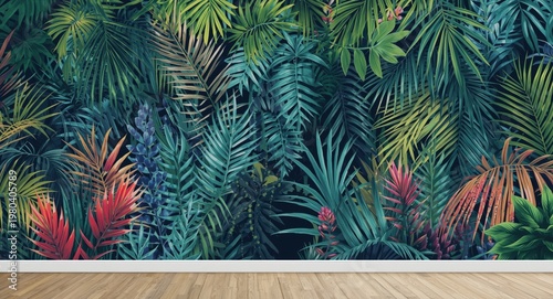 Wallpaper mural featuring v...