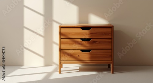 Three drawer wooden cabinet...