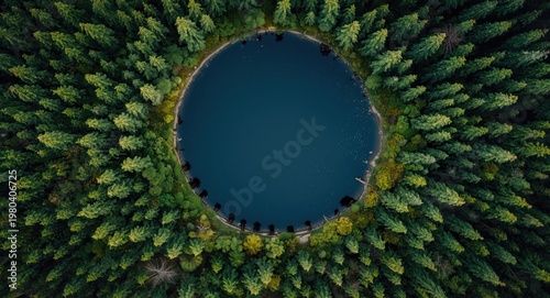Straight down aerial view o...