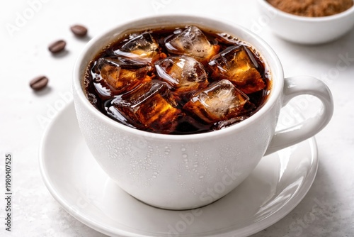 Refreshing iced cold brew c...