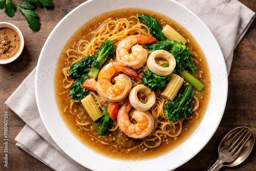 Fried Noodles with Shrimp a...