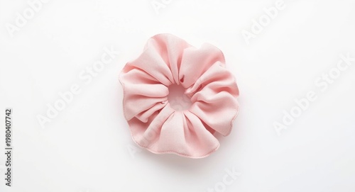 Soft pink scrunchie elegant...