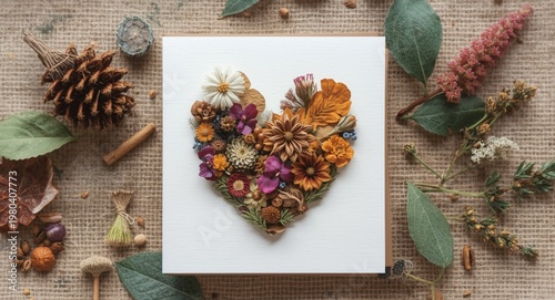 Valentine card showcasing e...