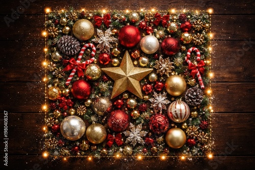 Festive Christmas ornaments...